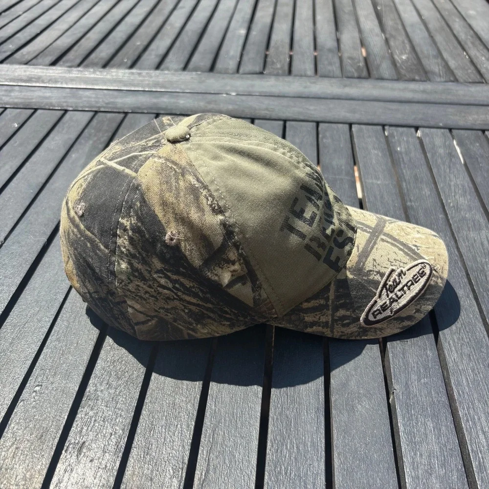 Realtree Baseball Cap Mens OSFM Camo Green Gently Used Adjustable Hat